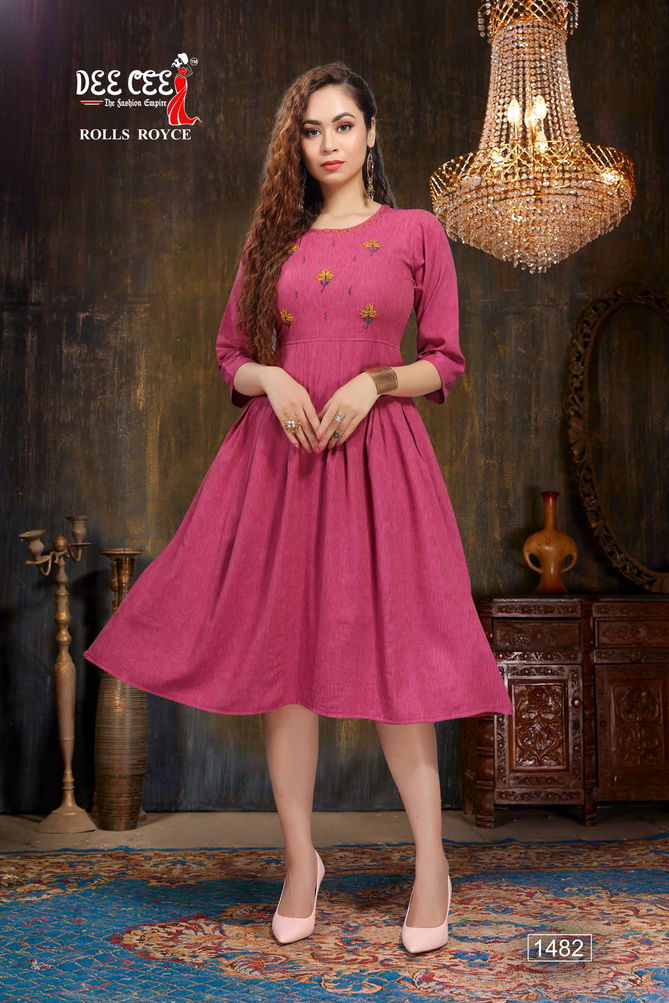 Rolls Royce Fancy Designer Ethnic Wear Anarkali Kurti Collection